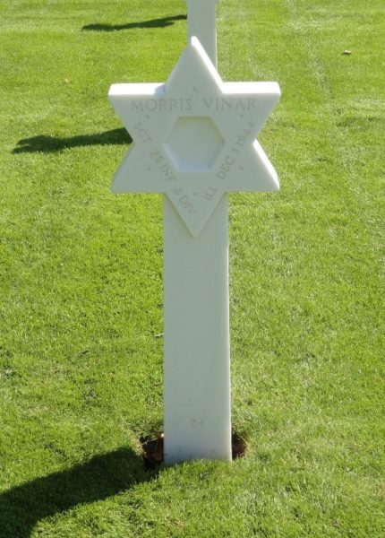 Headstone Jewish WWII Soldier