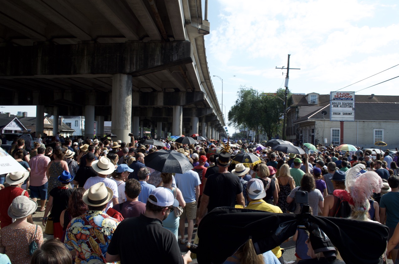 The second line begins!