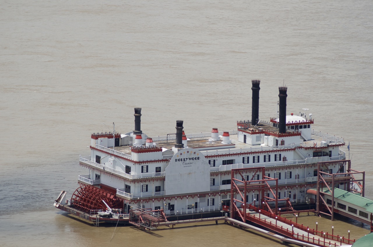 Paddleboat in the Mississippi River