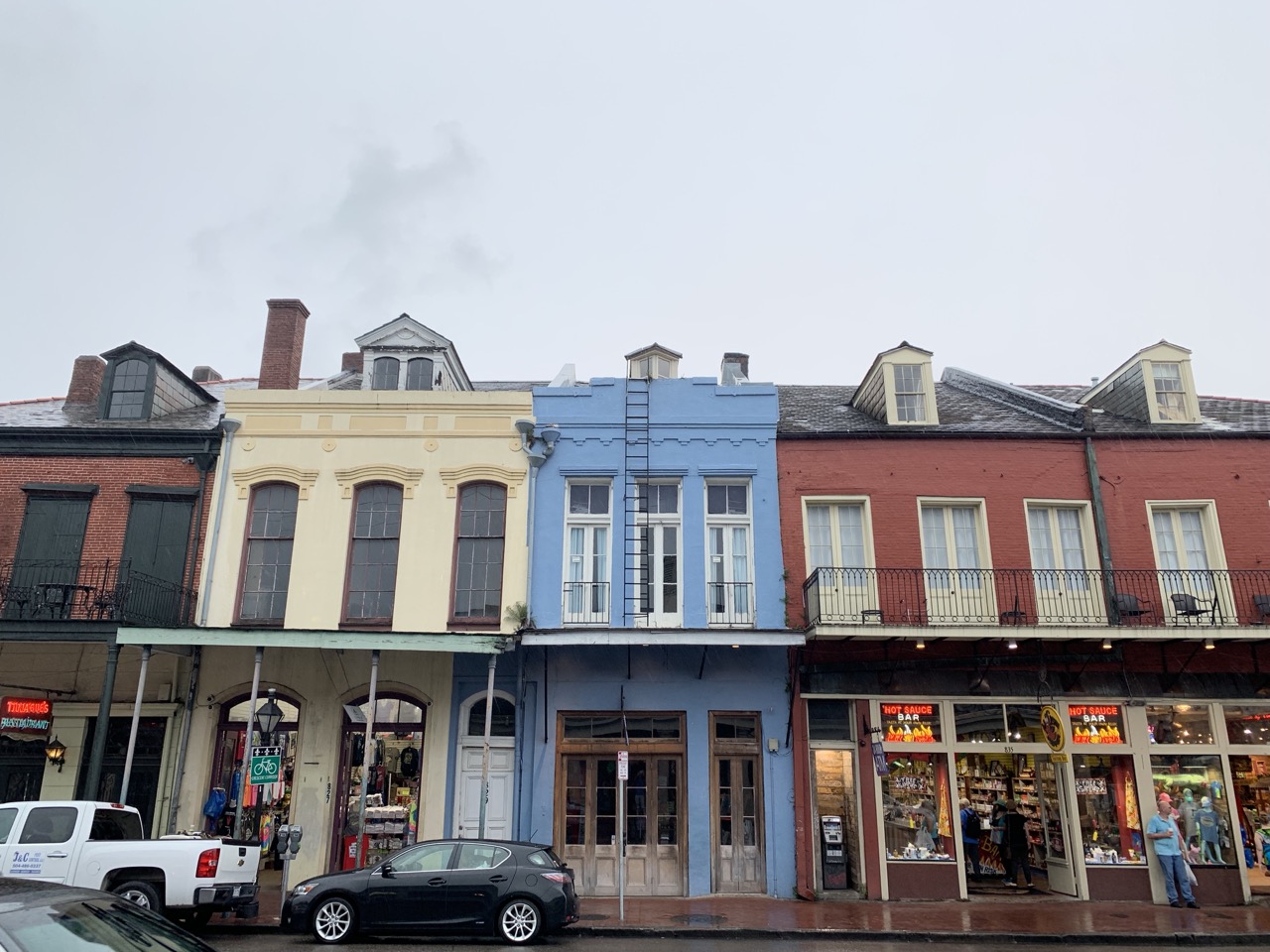 New Orleans on a rainy morning