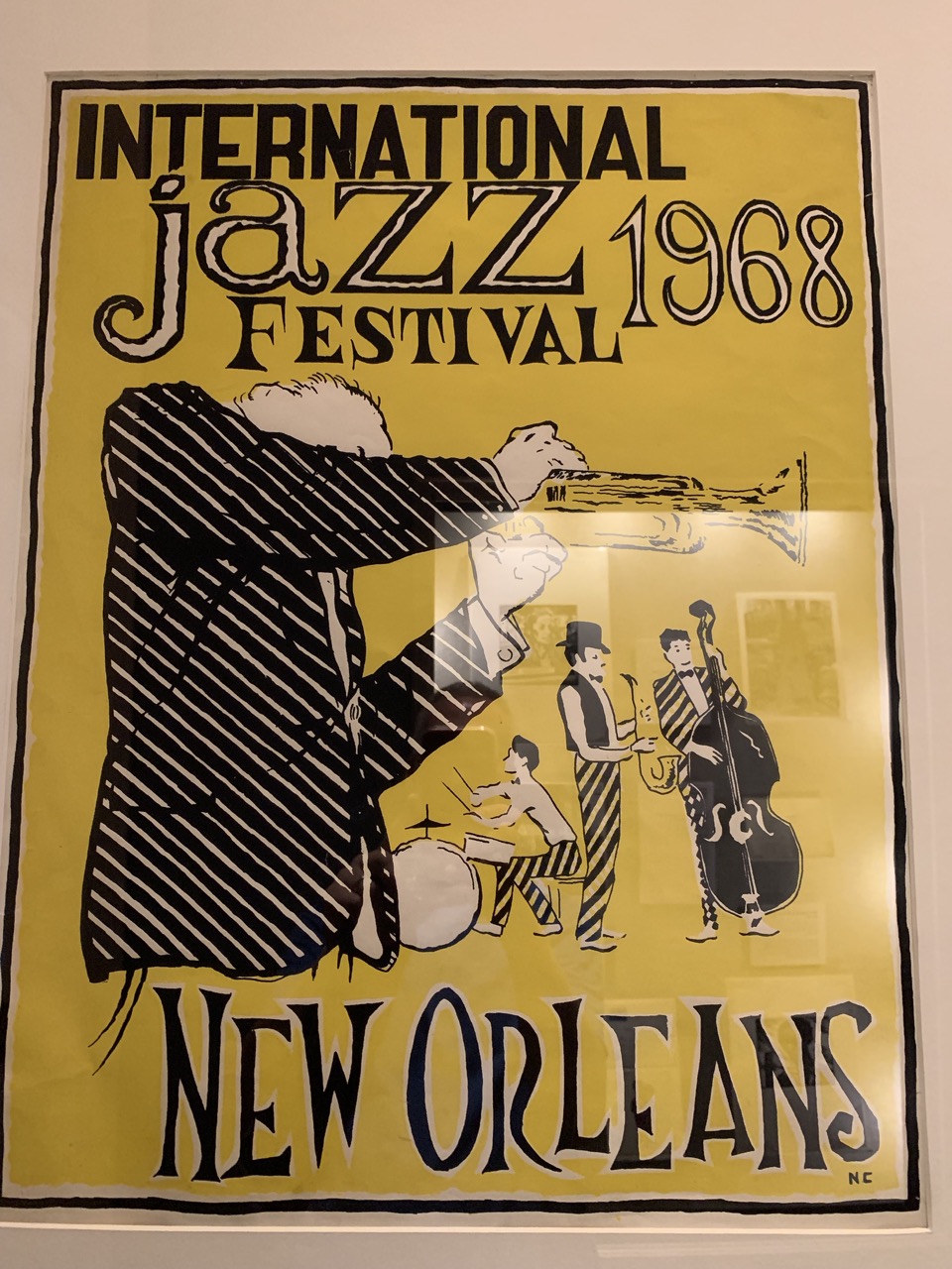 Poster from Jazz Fest 1968