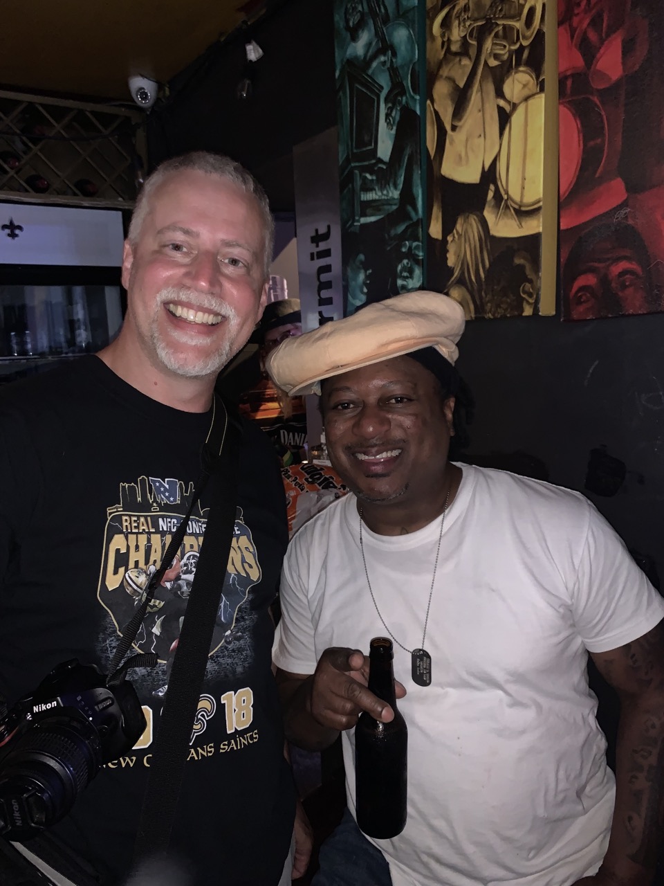 Me with Kermit Ruffins