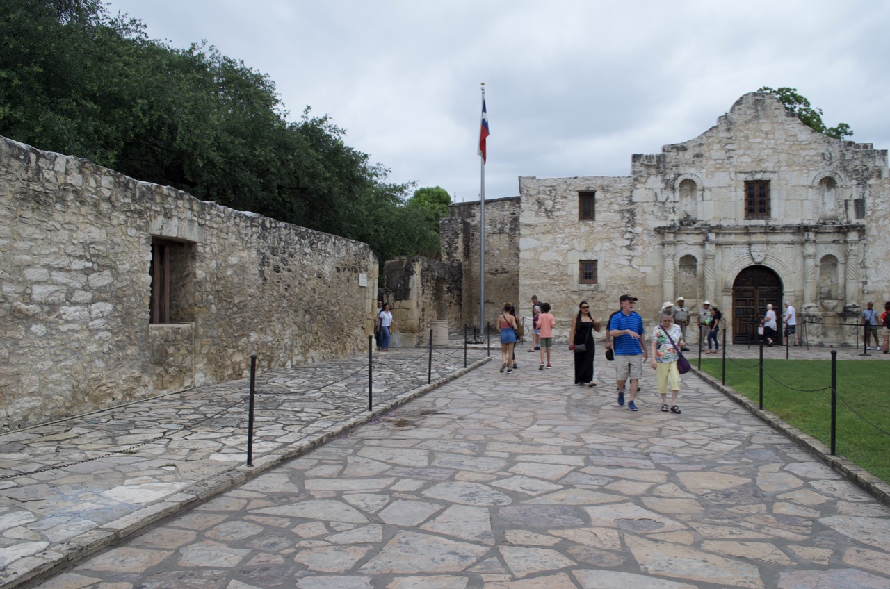 Part of the Alamo fort compound.