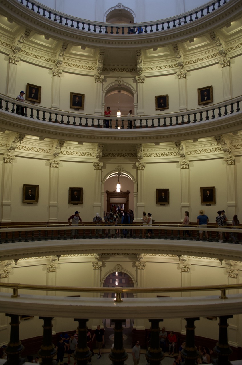 Levels of the Texas Capitol