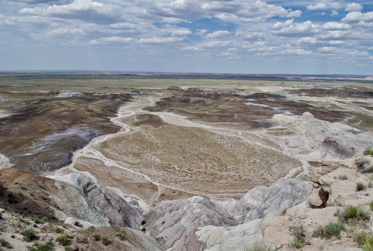 View of the Painted Desert.