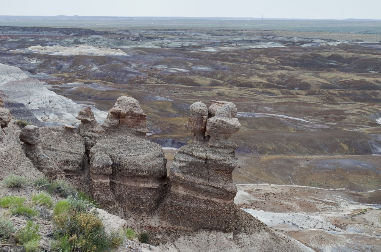 View of the Painted Desert.