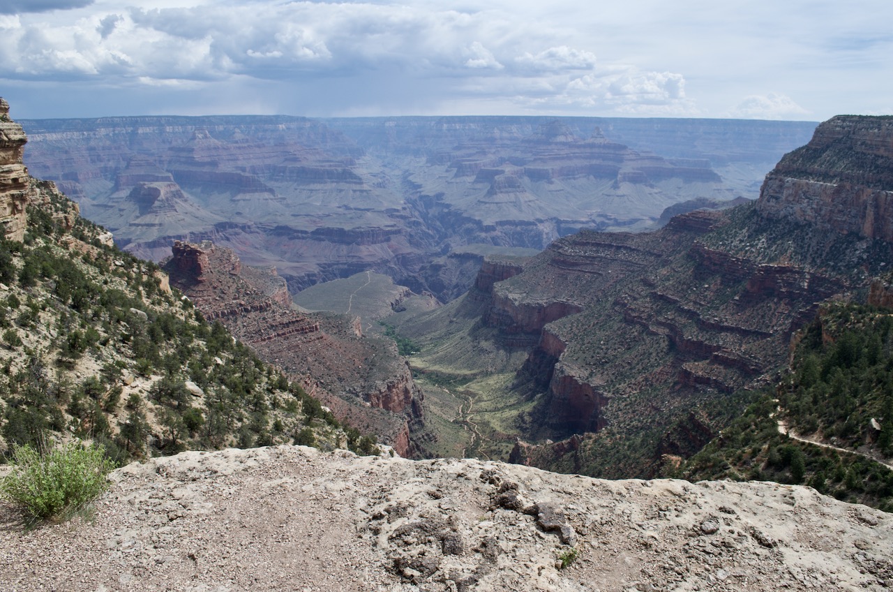 Looking east from the South Rim.