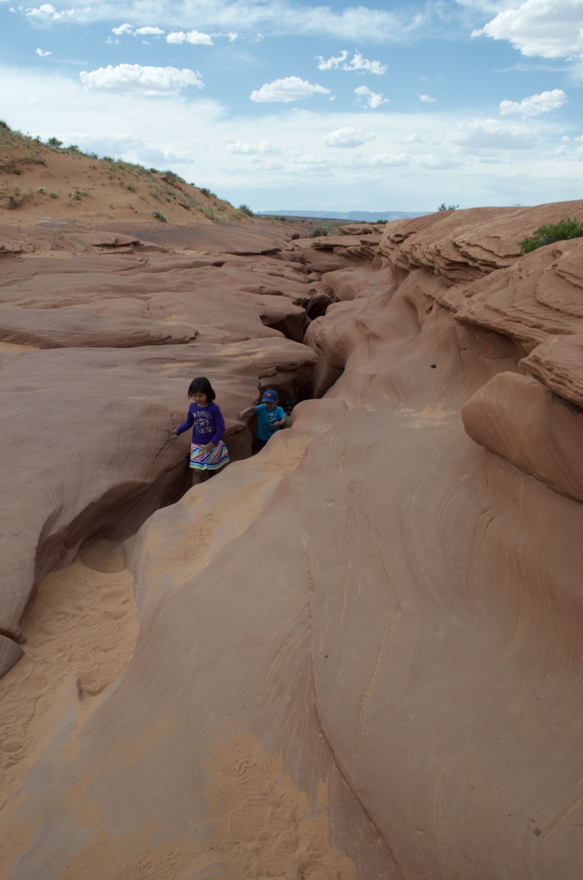 Exiting the canyon