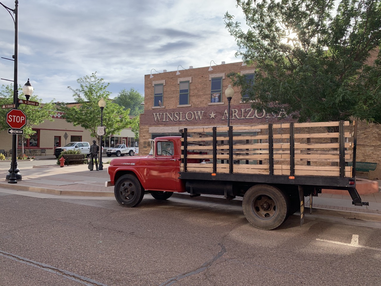 Corner in Winslow, Arizona.