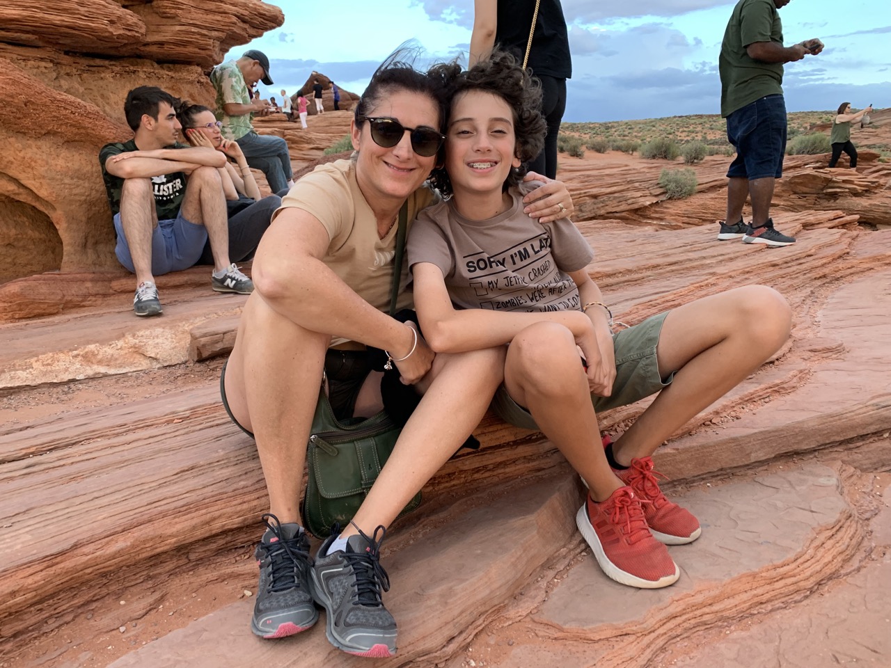 Isabella and Julian at Horseshoe Bend.