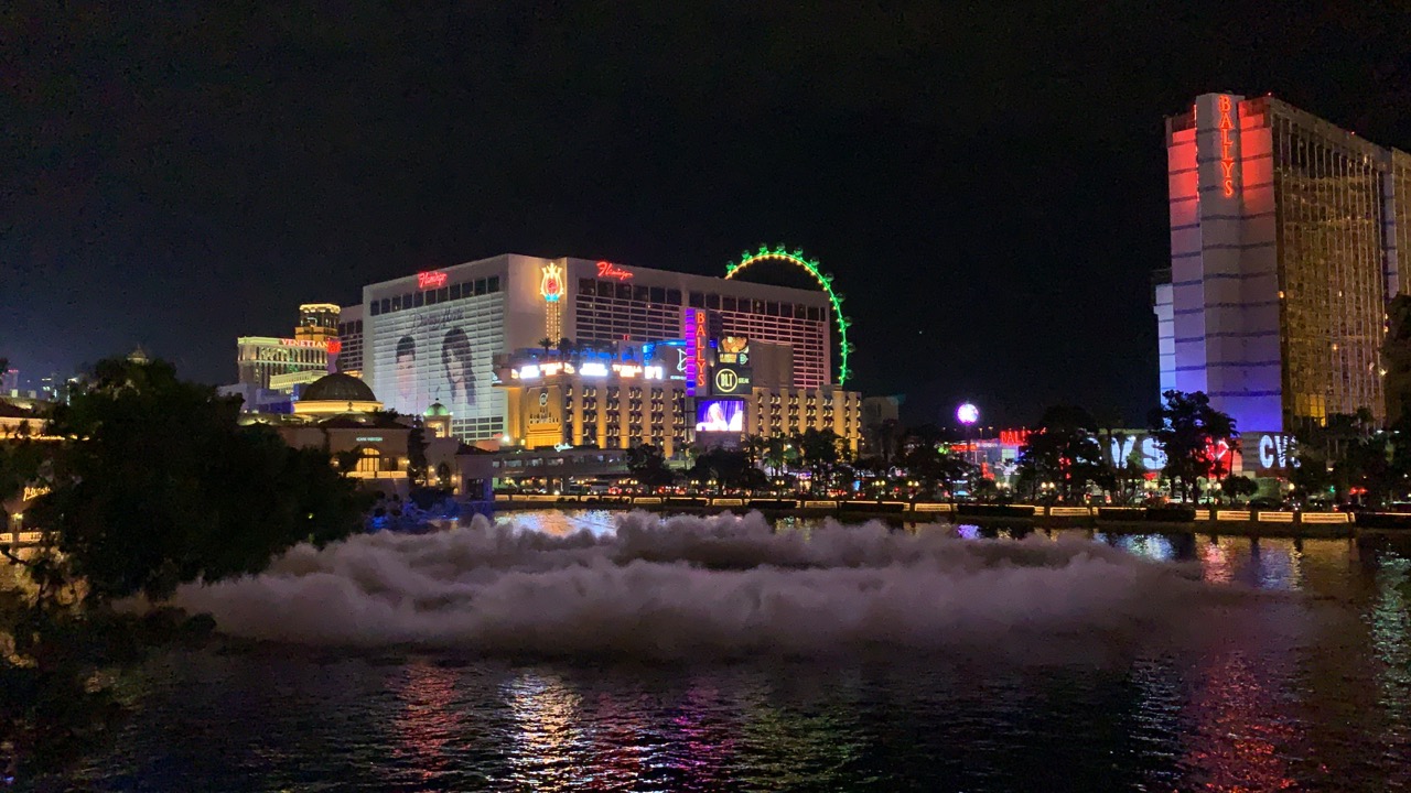 Fountain at Bellagio.