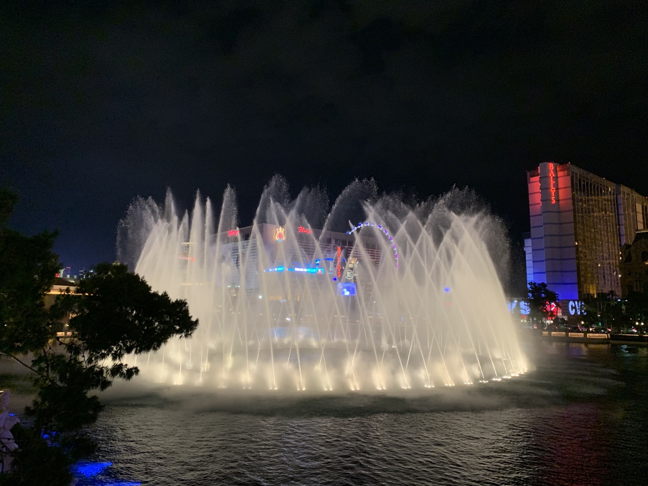 Fountain at Bellagio.