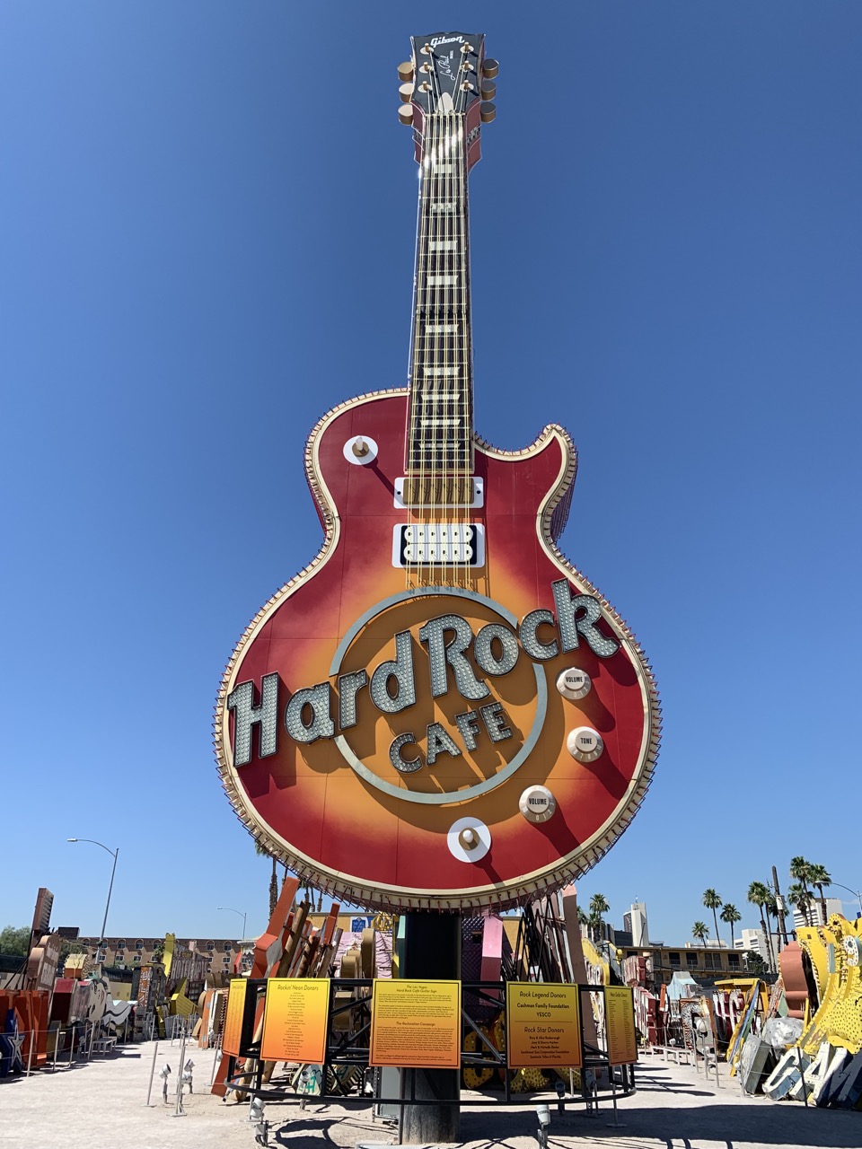 The first Hard Rock (Vegas) guitar