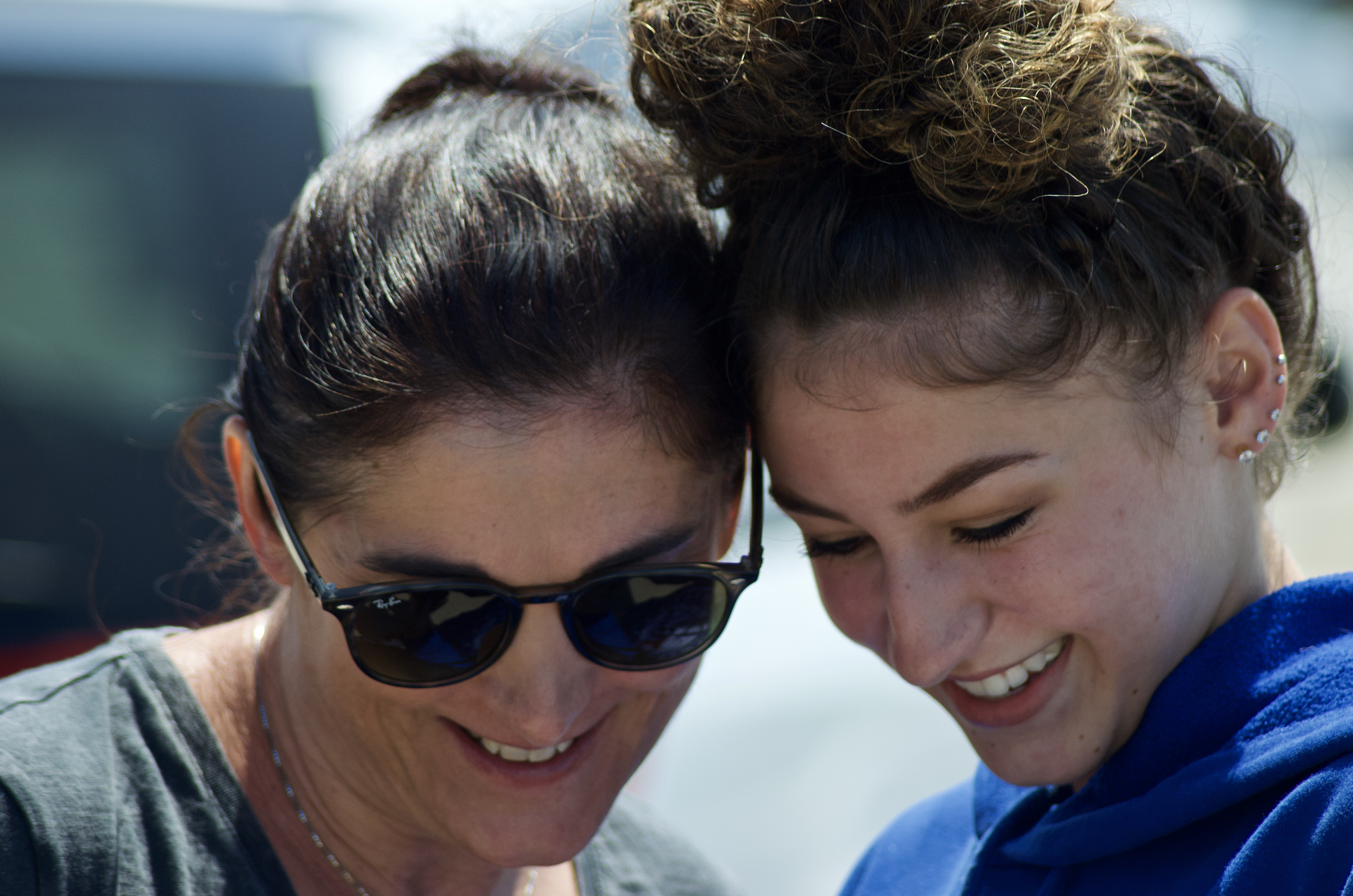 Mother and Daughter enjoying the California sun in Malibu.