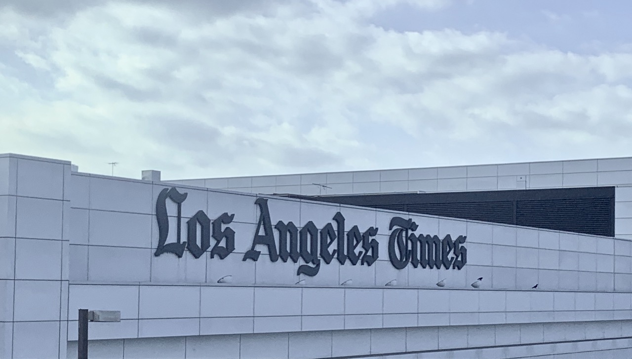 The Los Angeles Times Building.