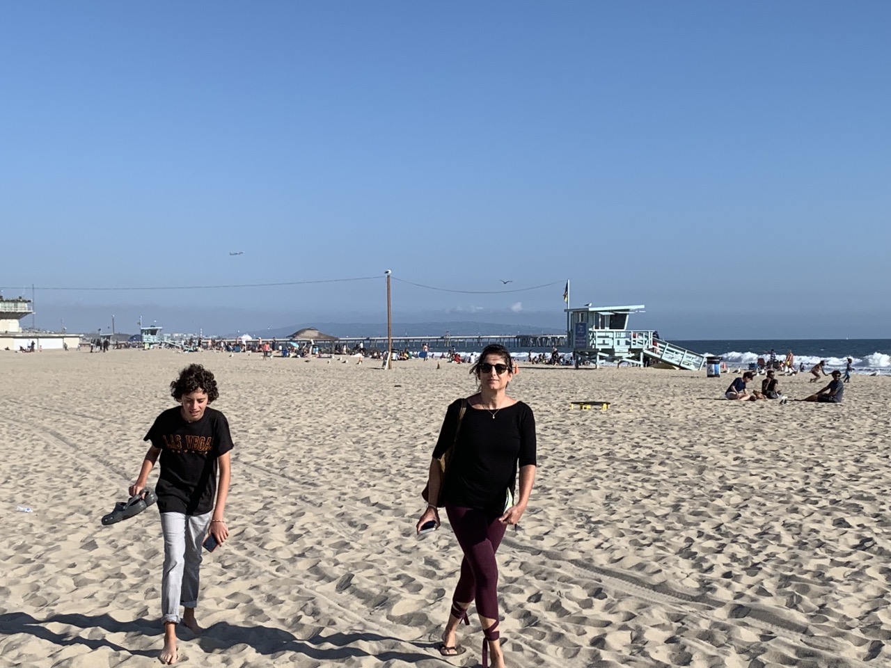 Julian and Isabella on Venice Beach.