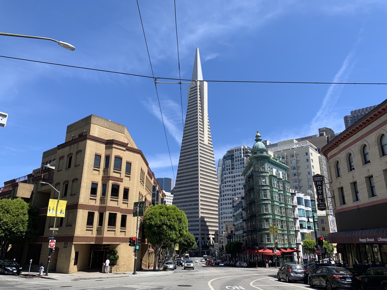 The famed Transamerica building, San Francisco.