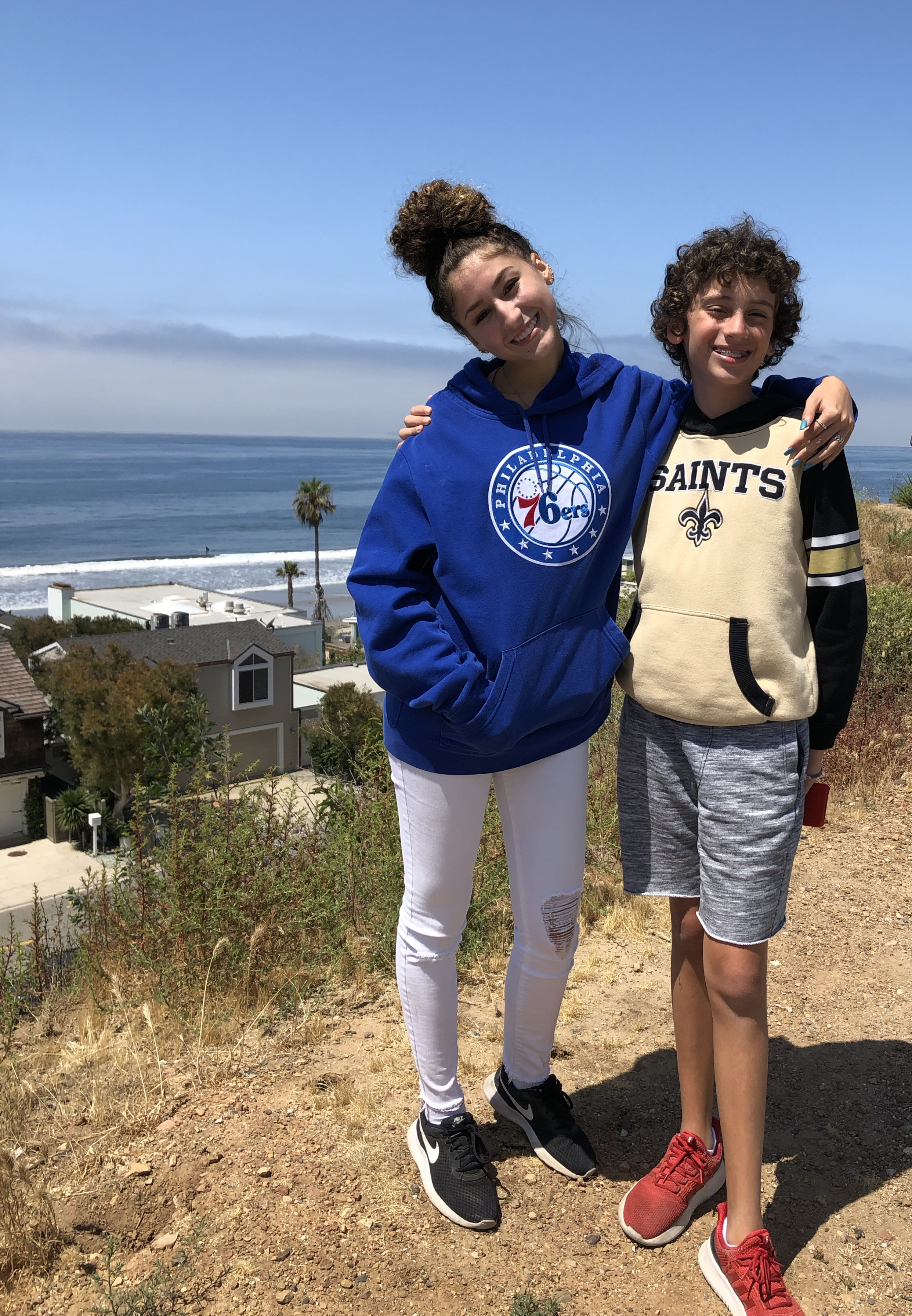 Chiara and Julian in Malibu.