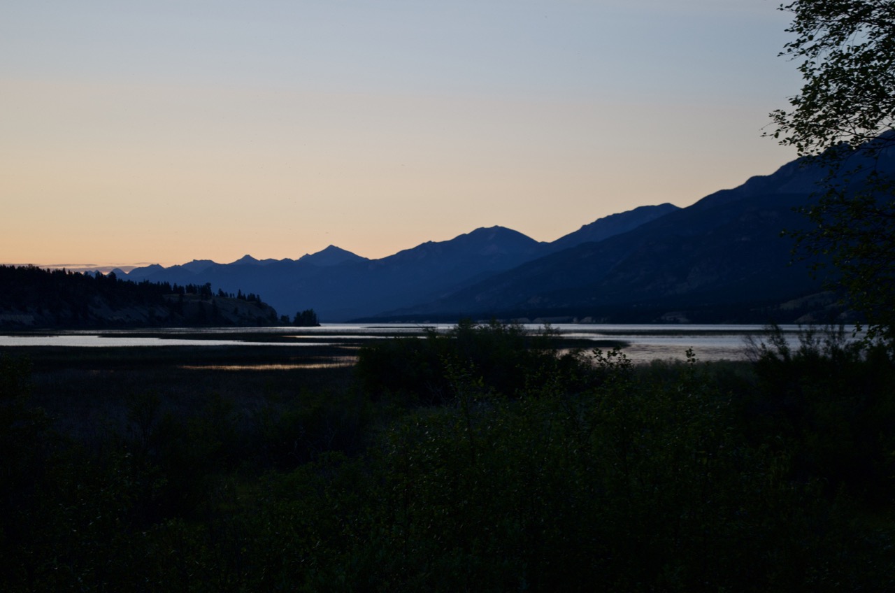 Sun still hasn't set in the Canadian Rockies.