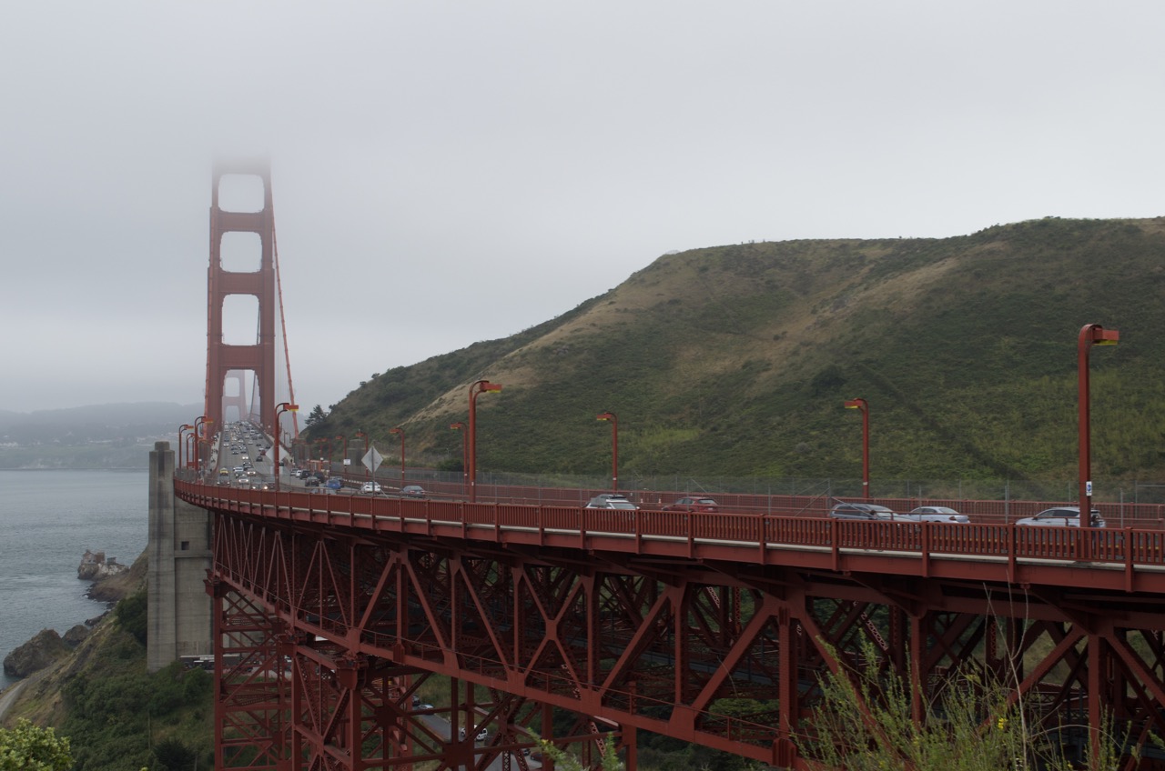 Golden Gate Bridge from Sausalito.