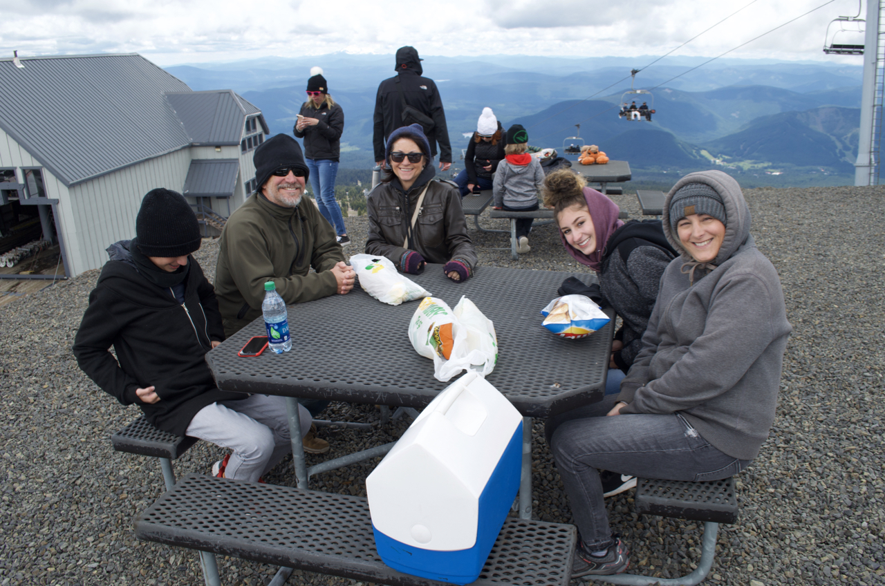 A little picnic on Mount Hood.