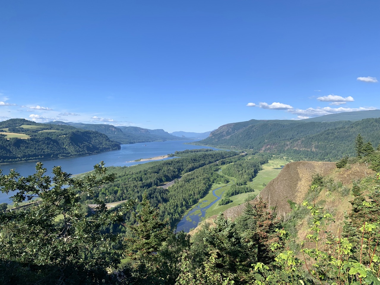 The Columbia River Gorge.