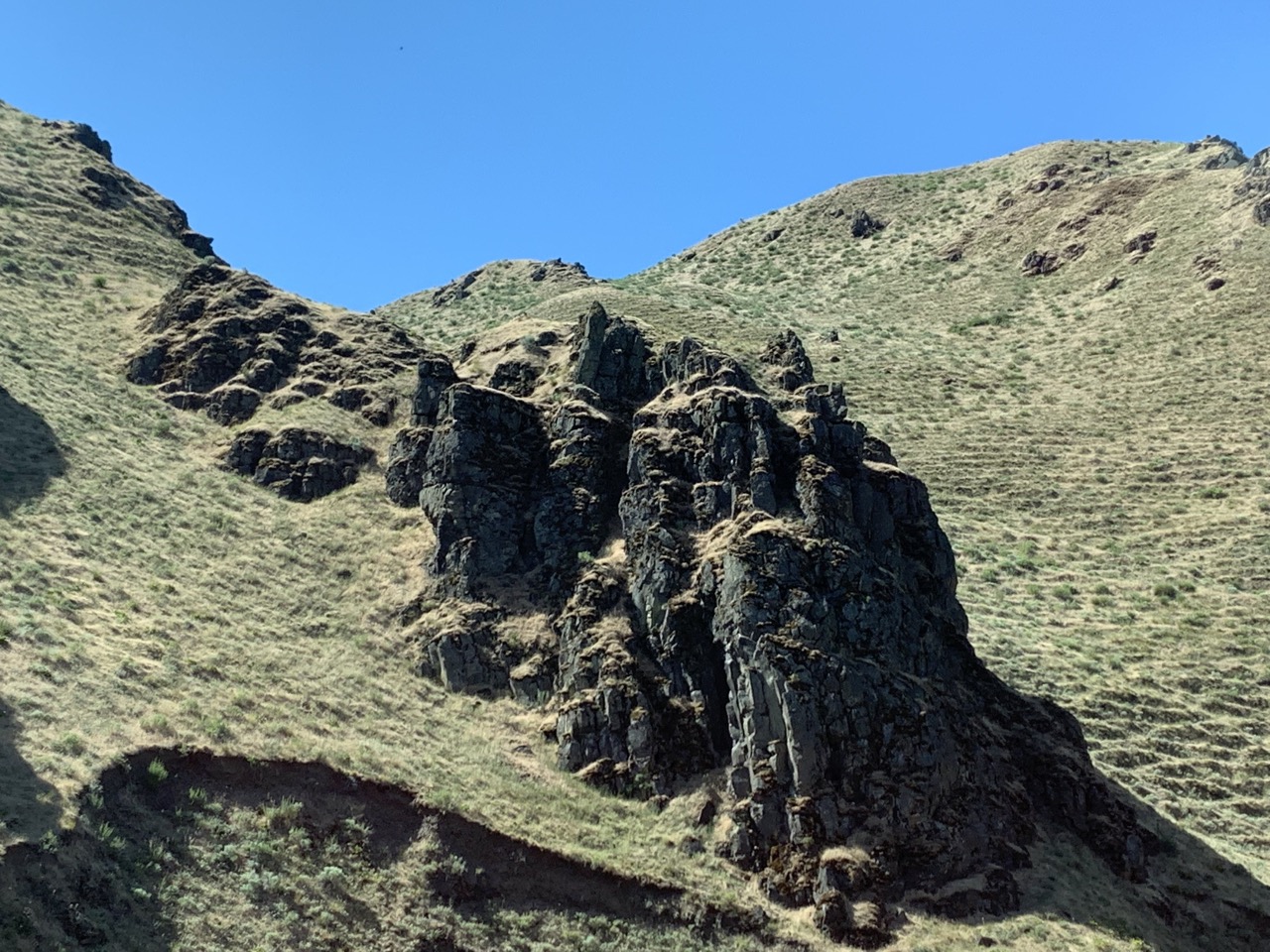 Scenery along the Columbia River Gorge.