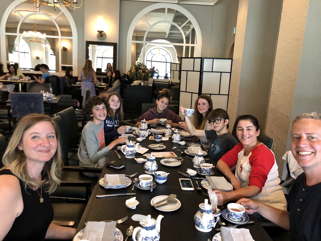 Tea with friends at the Fairmont!