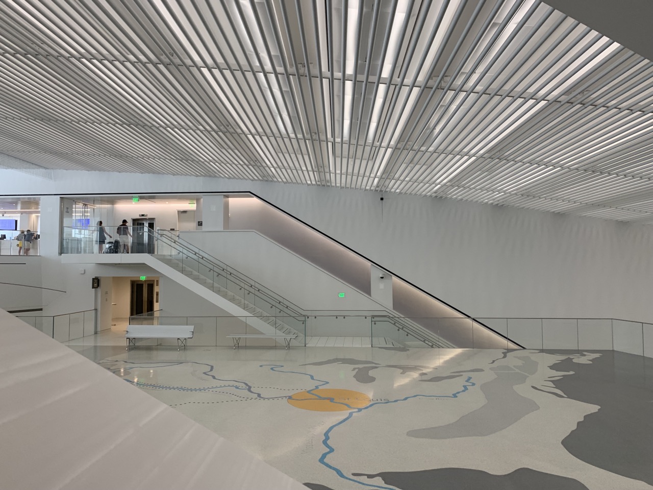 The expanded museum area under the Gateway Arch.