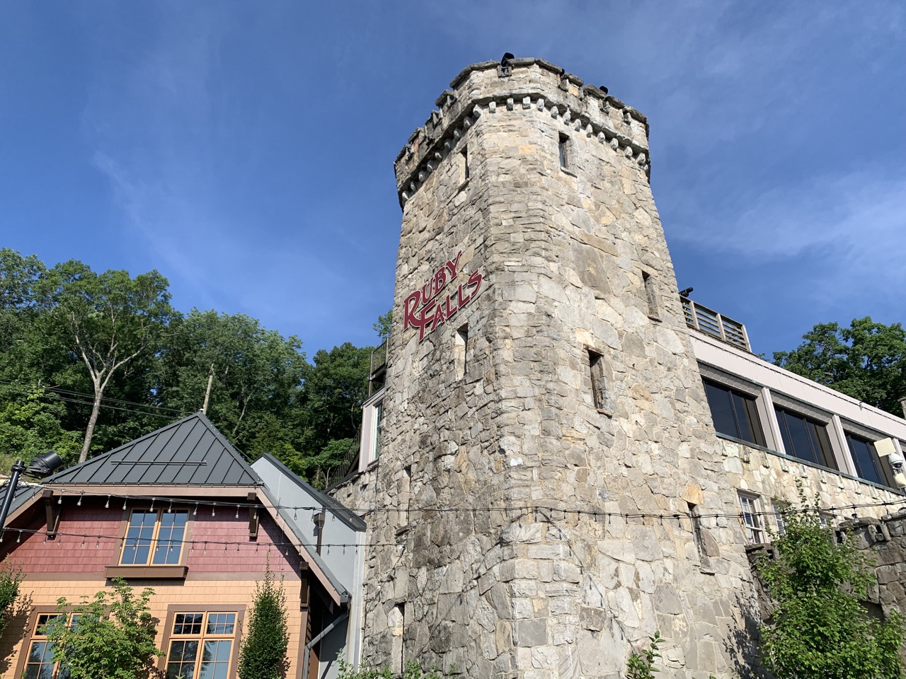 Entrance to Ruby Falls Cave.