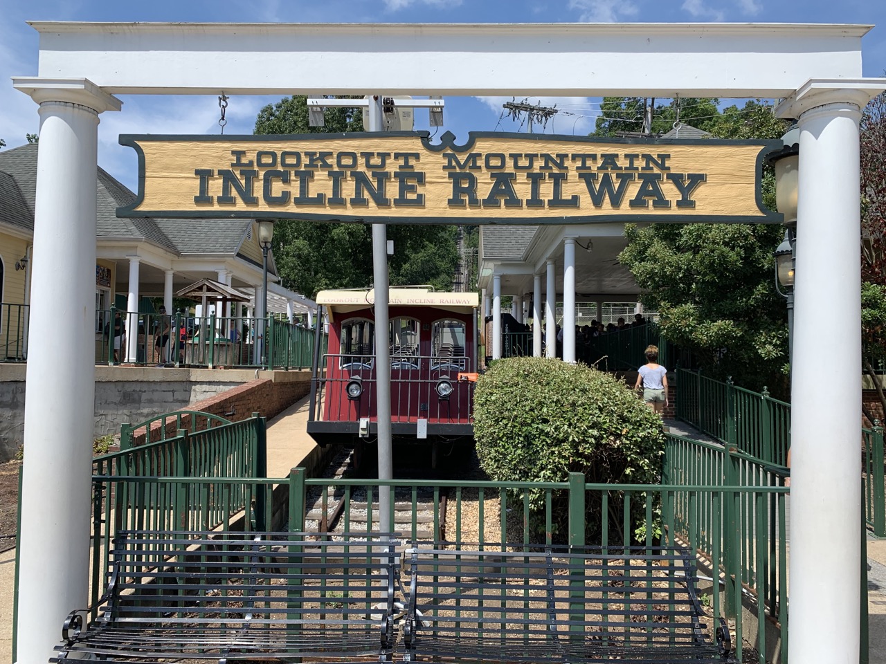 Funicular to top of Lookout Mountain.