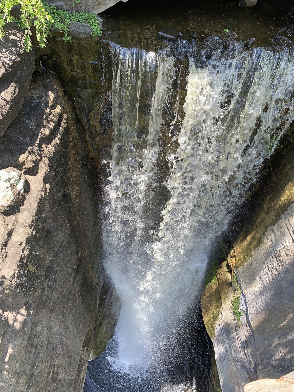 High Falls Waterfall, near Lover's Leap in Rock City.