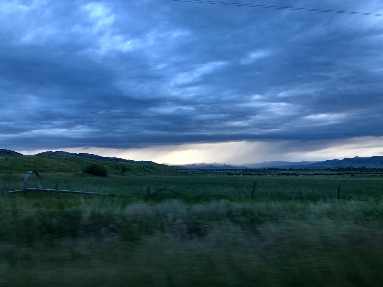 A small storm in the upper plains.